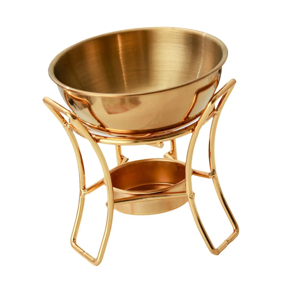Stainless Steel Aroma Oil Burner & Tealight Holder | Spa Decor