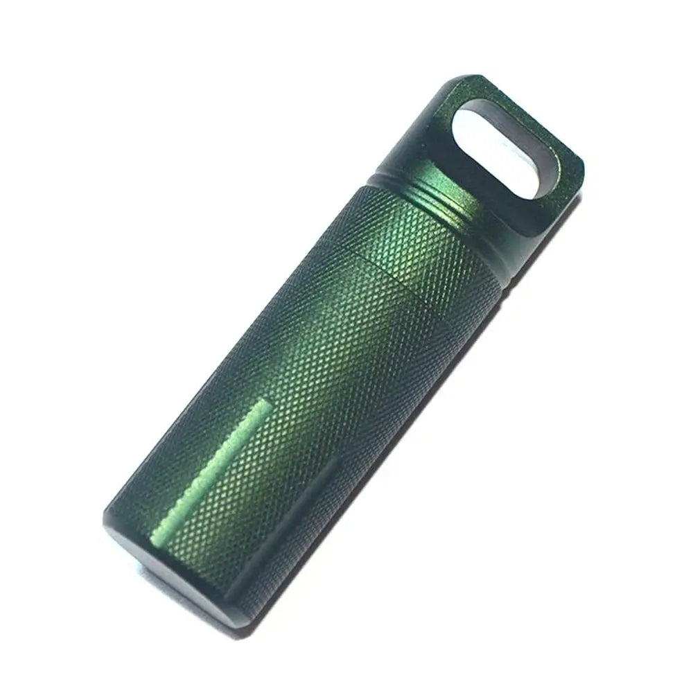 Waterproof EDC Capsule Container – Airtight Aluminum Pill Case