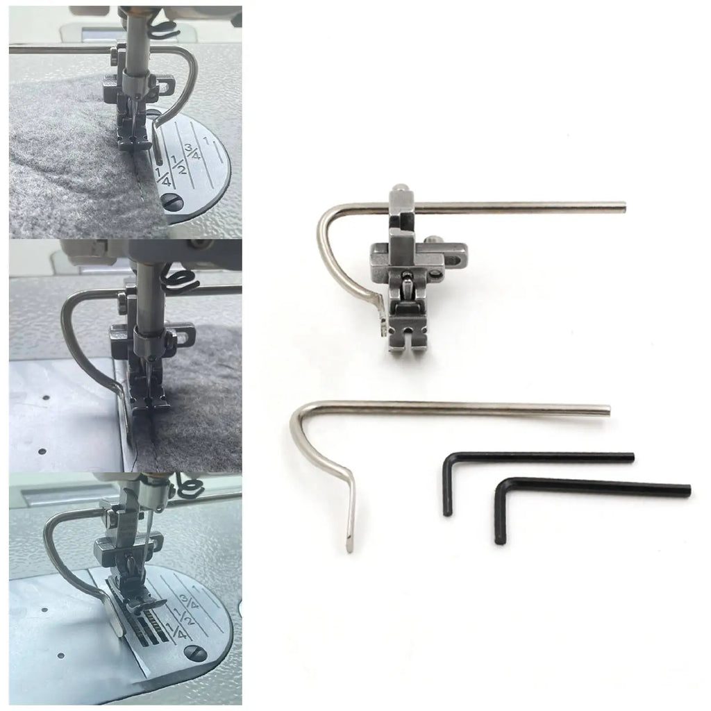 Adjustable Guide Quilter Presser Foot – Steel, Easy Install