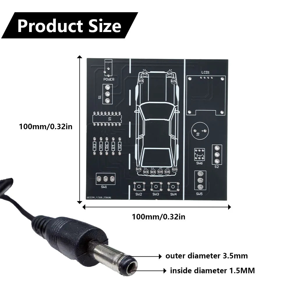 DC 5V Car Driving Simulator DIY Electronics Soldering Kit