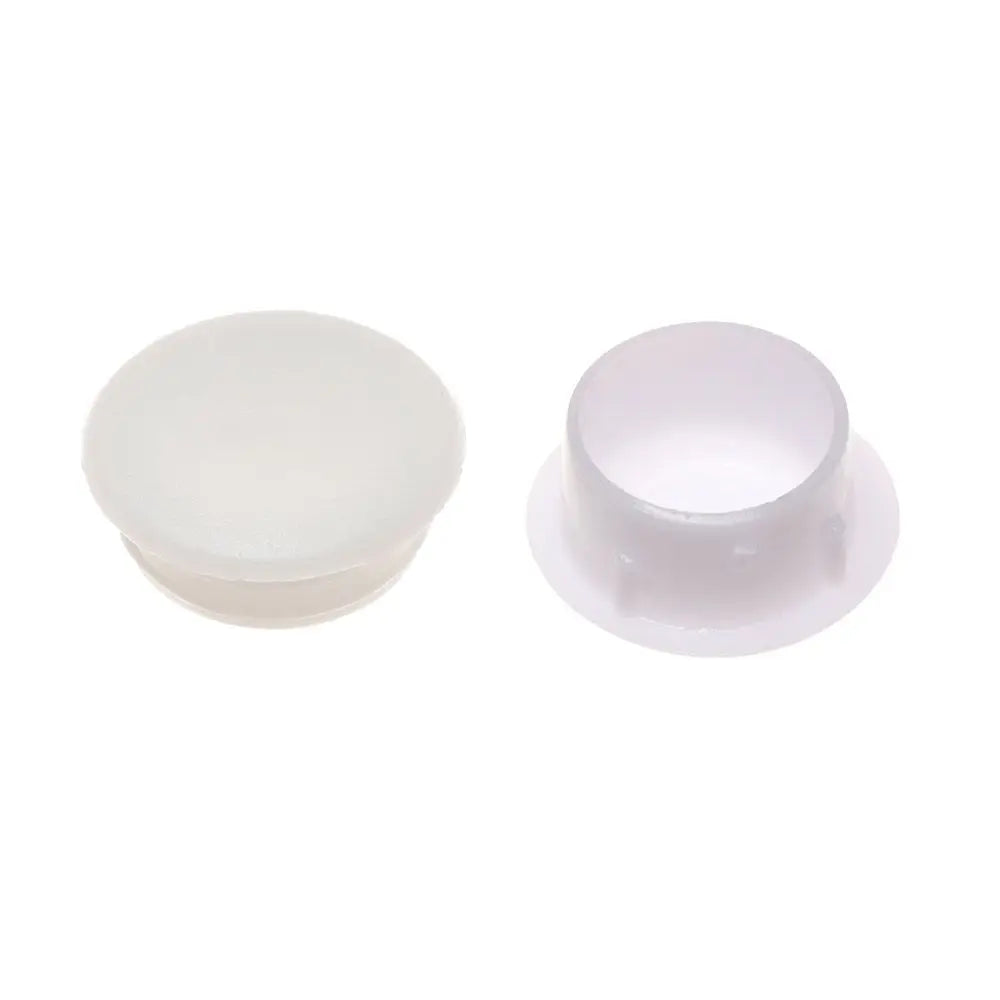 50-Pack Plastic Hole Plugs – Furniture Screw Cap Covers