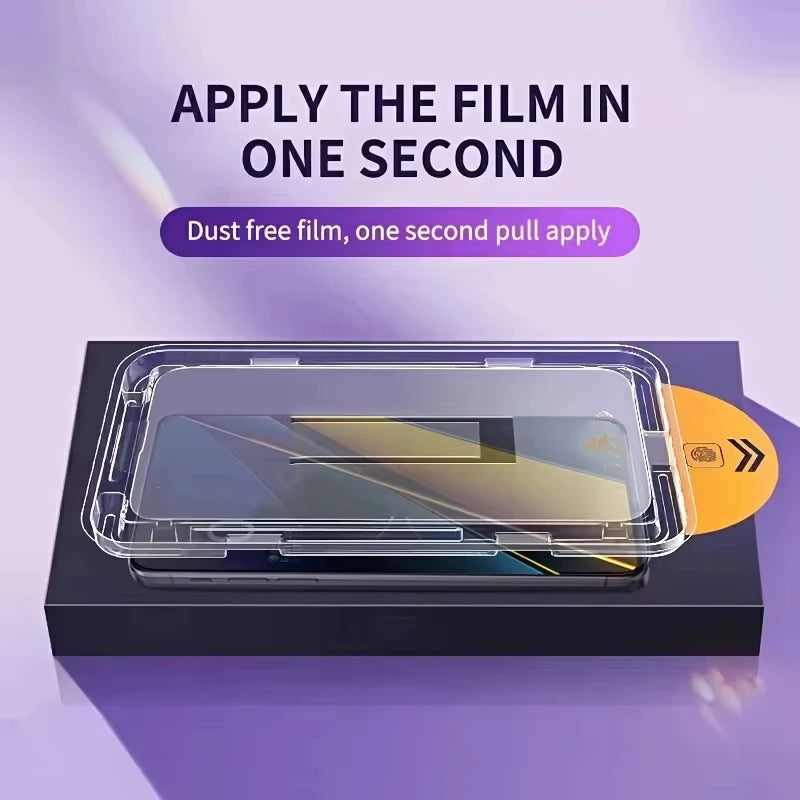 Privacy Tempered Glass Screen Protector for iPhone – Easy Install