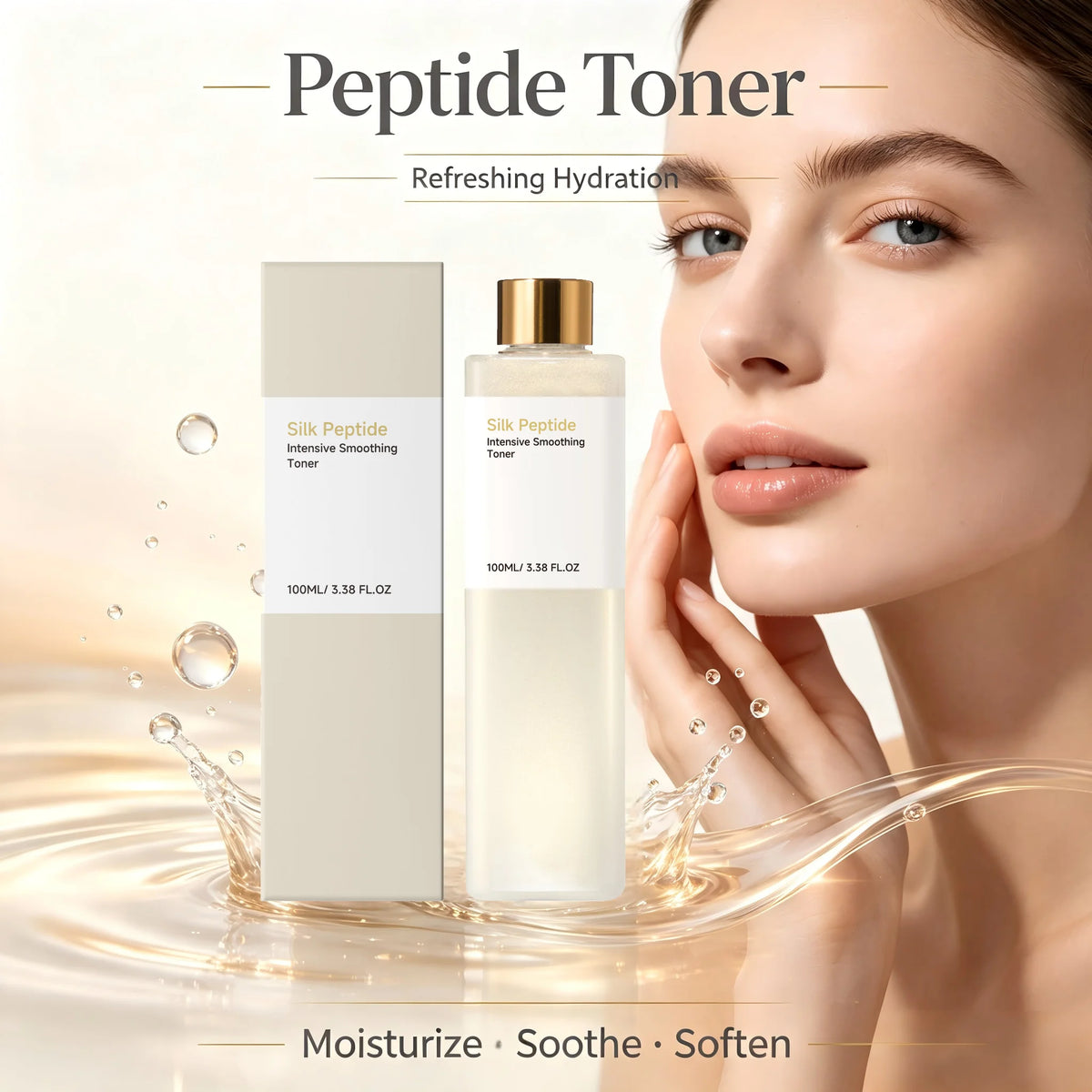 Peptide Facial Toner – Hydrating, Brightening & Pore-Minimizing