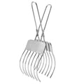 Stainless Steel Multi-Function Slicer BBQ Clip | Meat & Bread Cutter