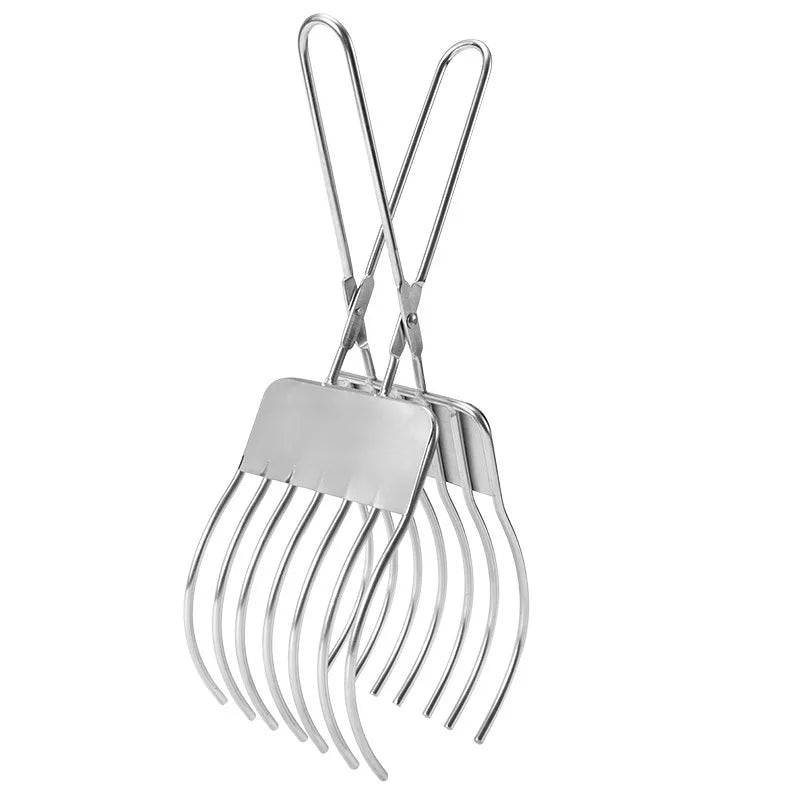 Stainless Steel Multi-Function Slicer BBQ Clip | Meat & Bread Cutter