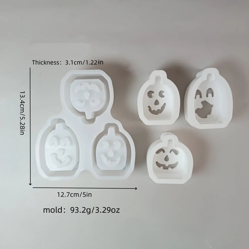 Halloween Pumpkin Silicone Mold – DIY Plaster & Cement Craft