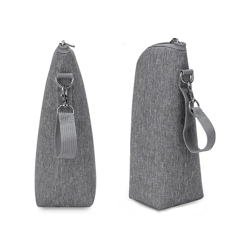 Insulated Baby Bottle Bag – Stroller Hanging Storage Pouch