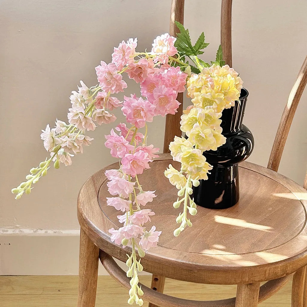 84cm Artificial Hyacinth Silk Flower Stem | Home & Wedding Decor