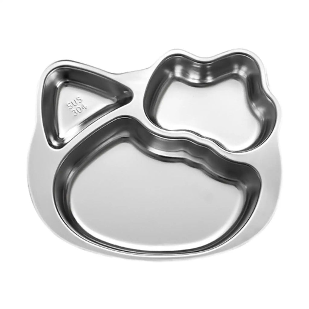 Kesoto Kids Stainless Steel Divided Meal Tray for Toddlers