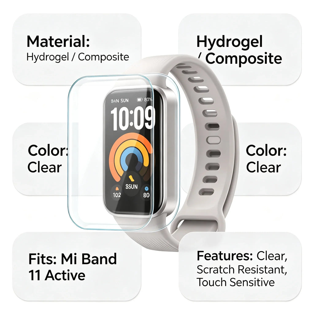 Xiaomi Mi Band 11 Active Screen Protector – Hydrogel Film