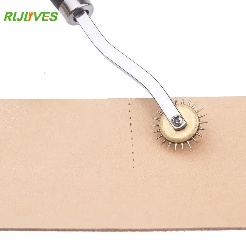 Stainless Steel Overstitch Wheel Leather Sewing Marking Tool