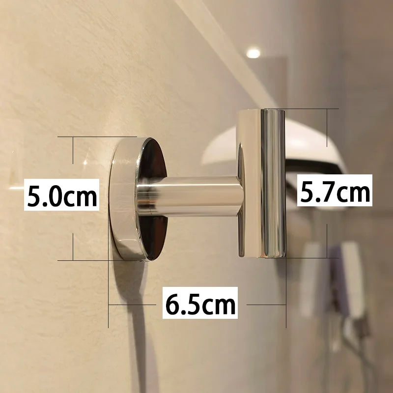 304 Stainless Steel Bathroom Wall Hook | Towel & Robe Holder