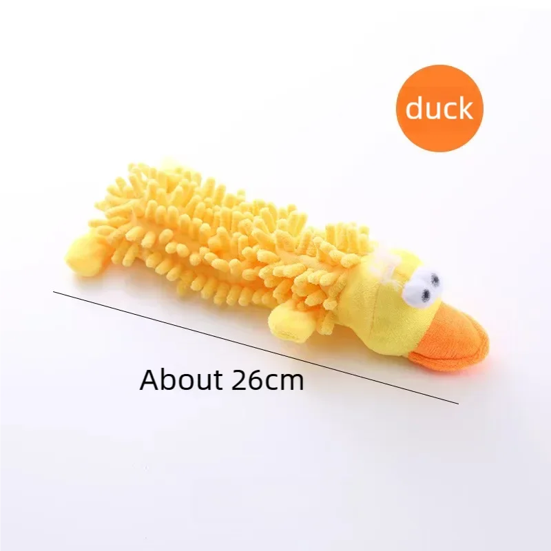 Squeaky Plush Pet Toy – Cute Hippo & Pig Design for Dogs