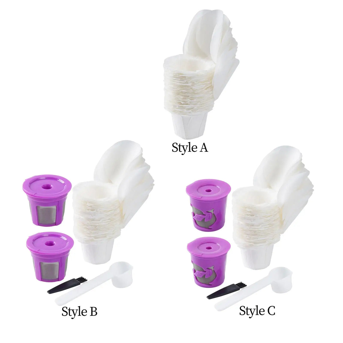 Reusable Coffee Filter Liners for Capsule Machines – 50 Pack
