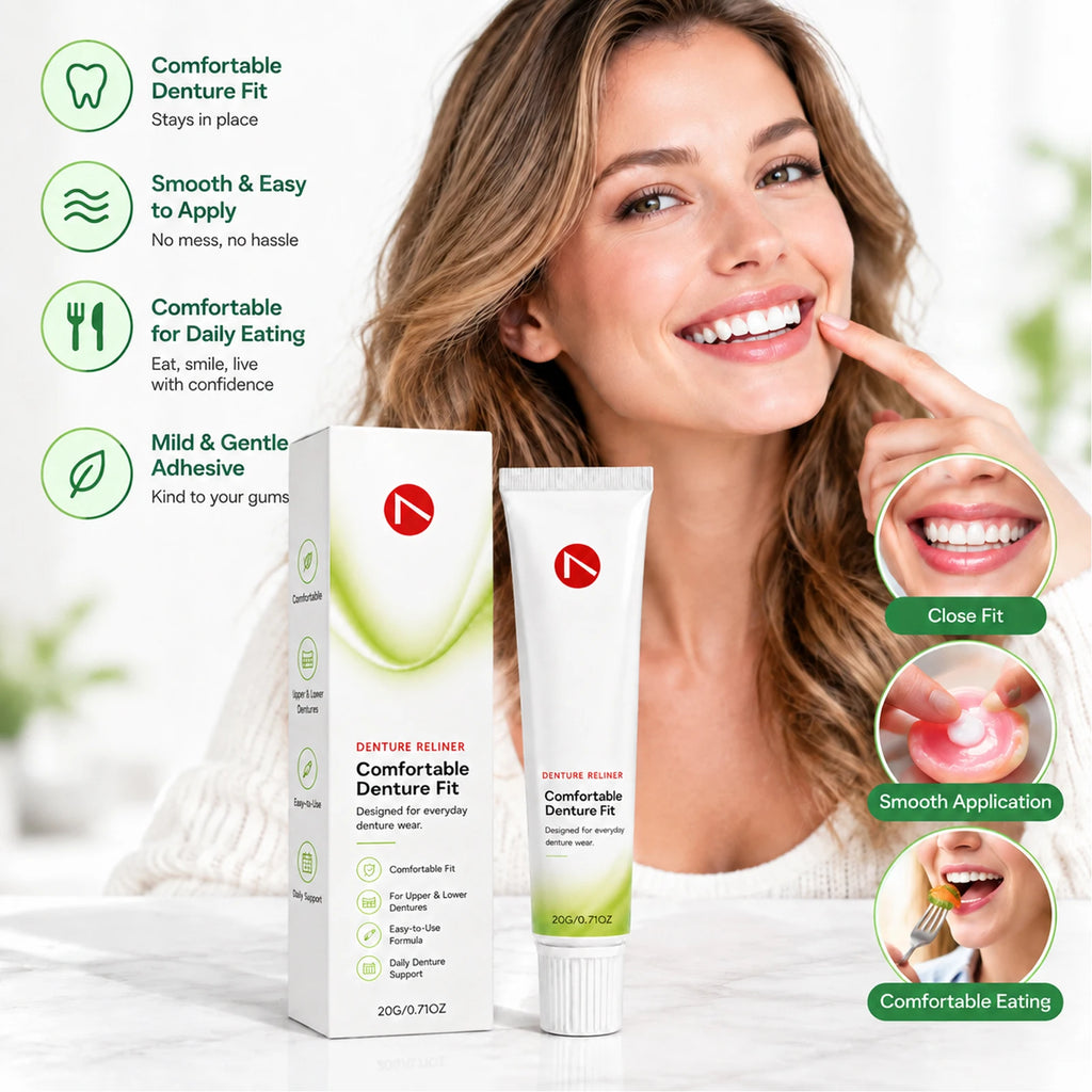 Denture Adhesive Cream – Firm Hold Upper & Lower Dentures