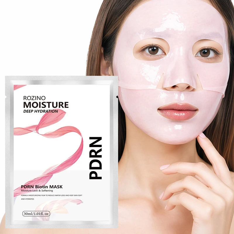 ROZINO PDRN Biotin Hydrating Face Mask – Moisturizing & Firming