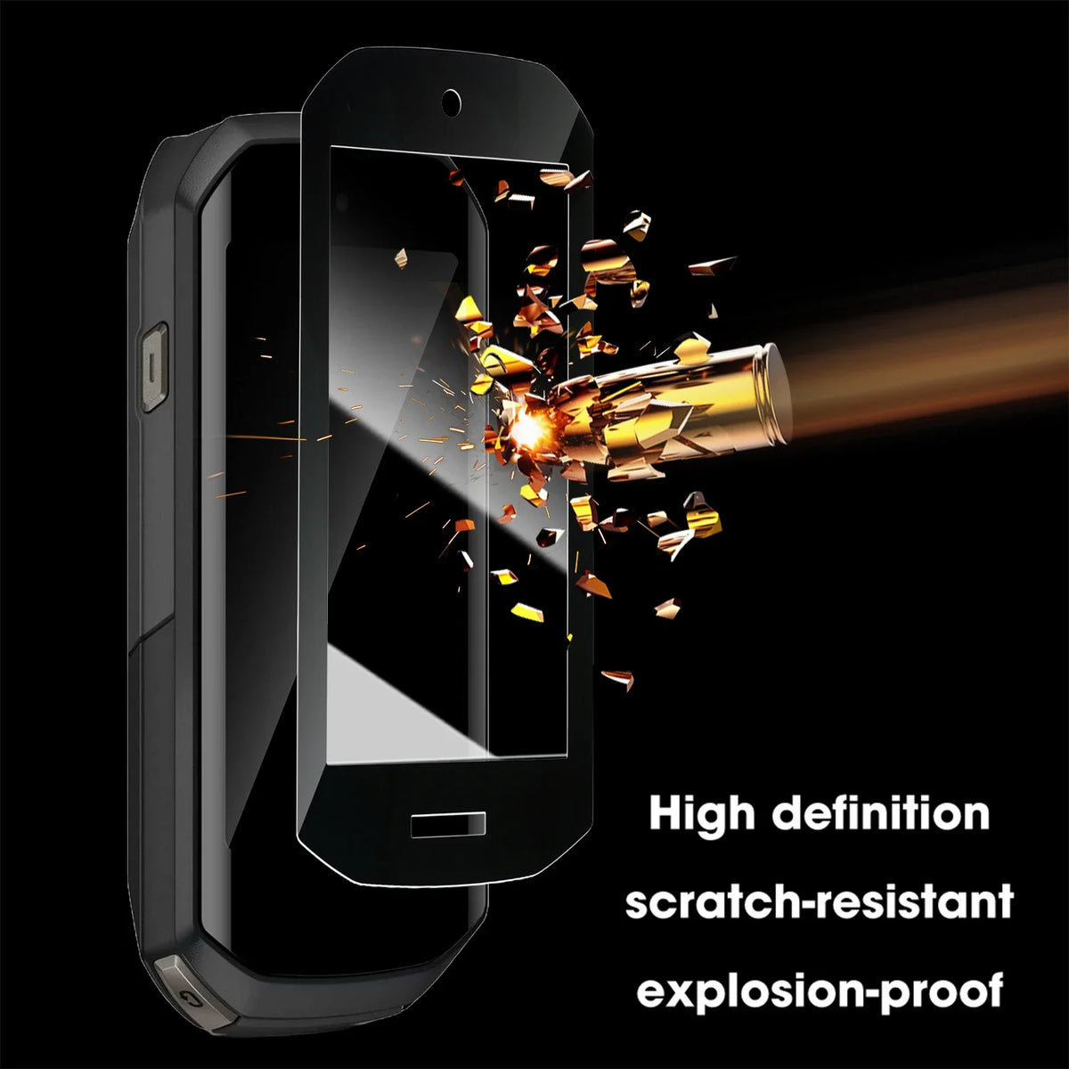 Garmin Edge 1050 Tempered Glass Screen Protector 3D Curved