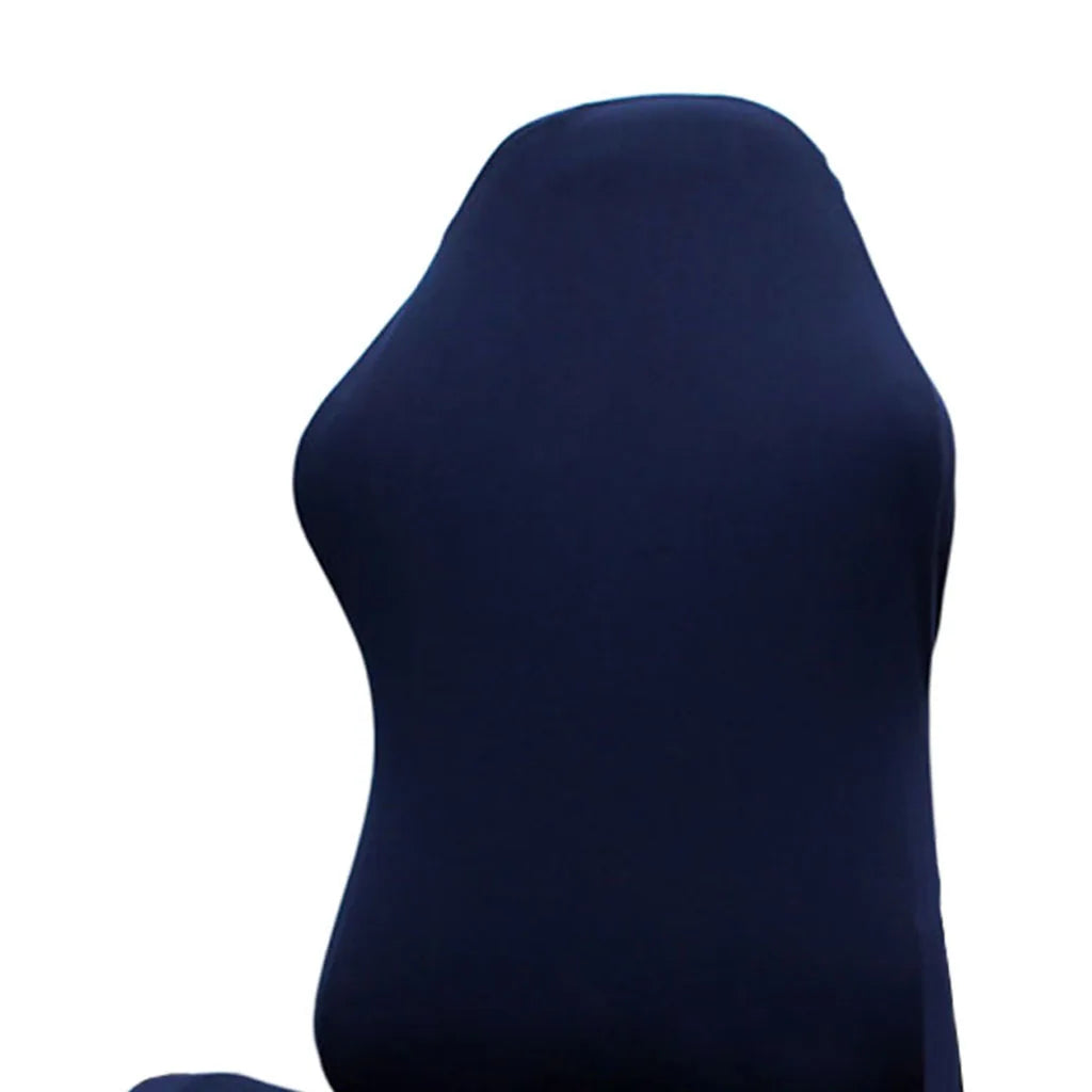 Stretchy Polyester Office Chair Slipcover Set + Armrest Covers