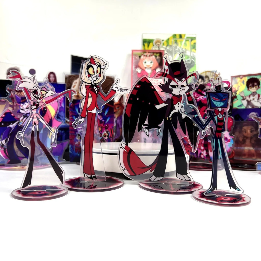 Hazbin Hotel Acrylic Standee & Keychain | Anime Desk Decor