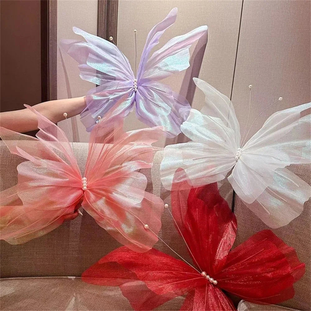 50cm Large Hanging Artificial Butterfly Decoration – Silk
