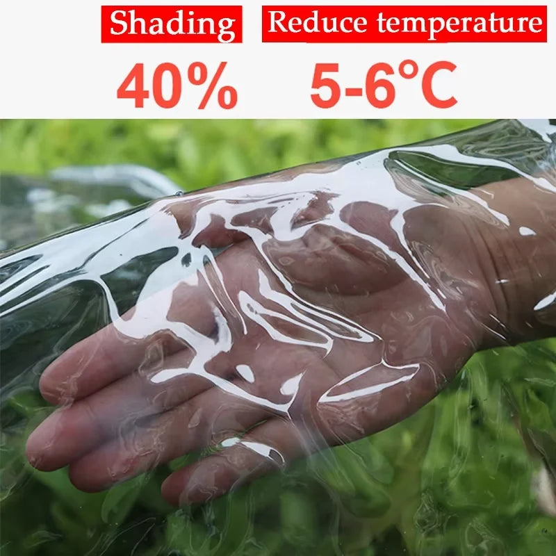 0.35mm Transparent PVC Tarpaulin – Waterproof Outdoor Cover