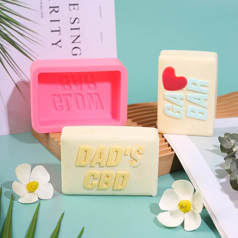 Silicone Letter & Shape Mold – Soap, Candle & Chocolate DIY