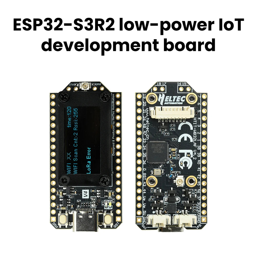 WiFi LoRa 32 V4 ESP32-S3R2 IoT Dev Board | 0.96" OLED Display