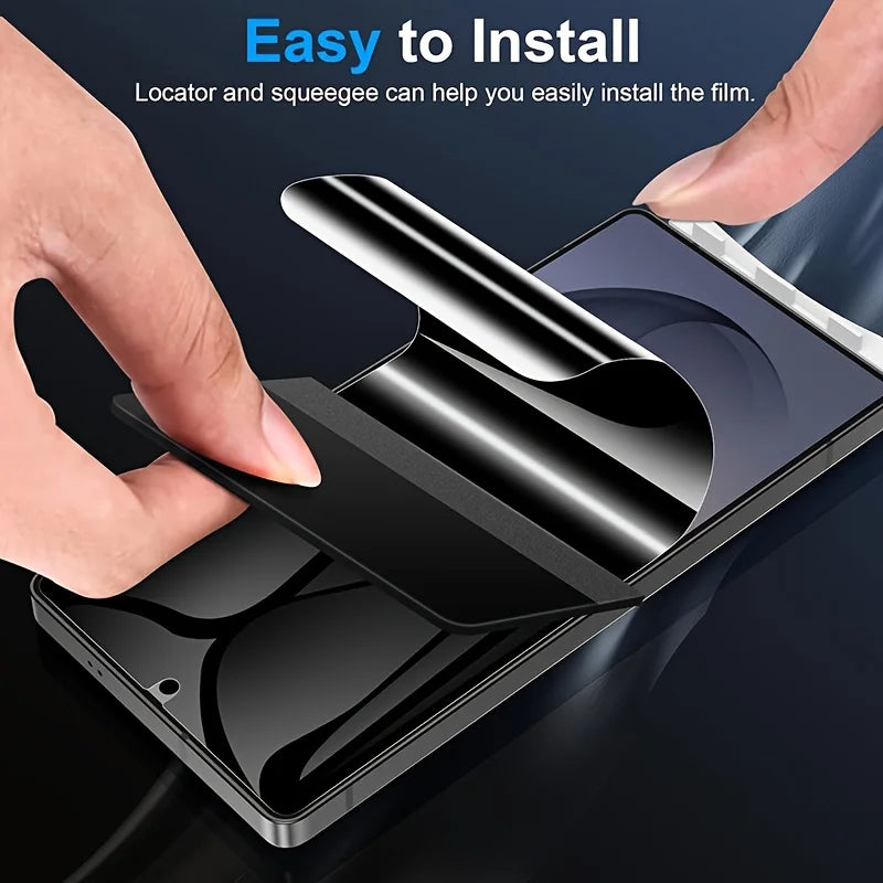 3-Pack Anti-Spy Hydrogel Screen Protector for Samsung Galaxy