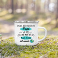 Best Dad Enamel Camping Mug | Father's Day & Birthday Gift