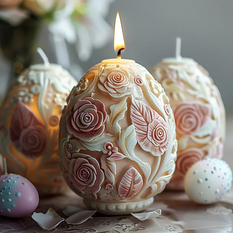 Tulip Rose Silicone Candle Mold – DIY Wax, Soap & Resin Mould