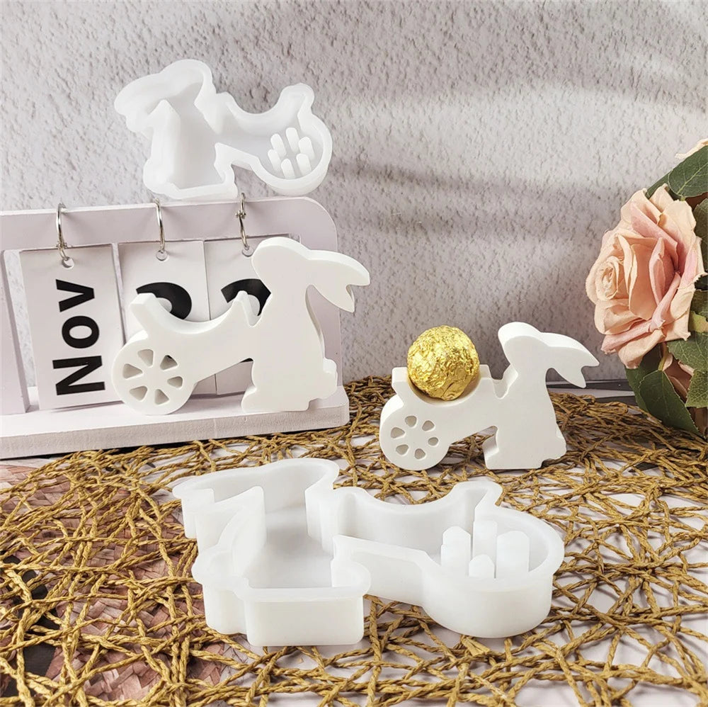 Easter Bunny Silicone Mold – DIY Candle, Soap & Resin