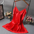 Lace Camisole Bowknot Patchwork Nightgown – Women's Nightwear