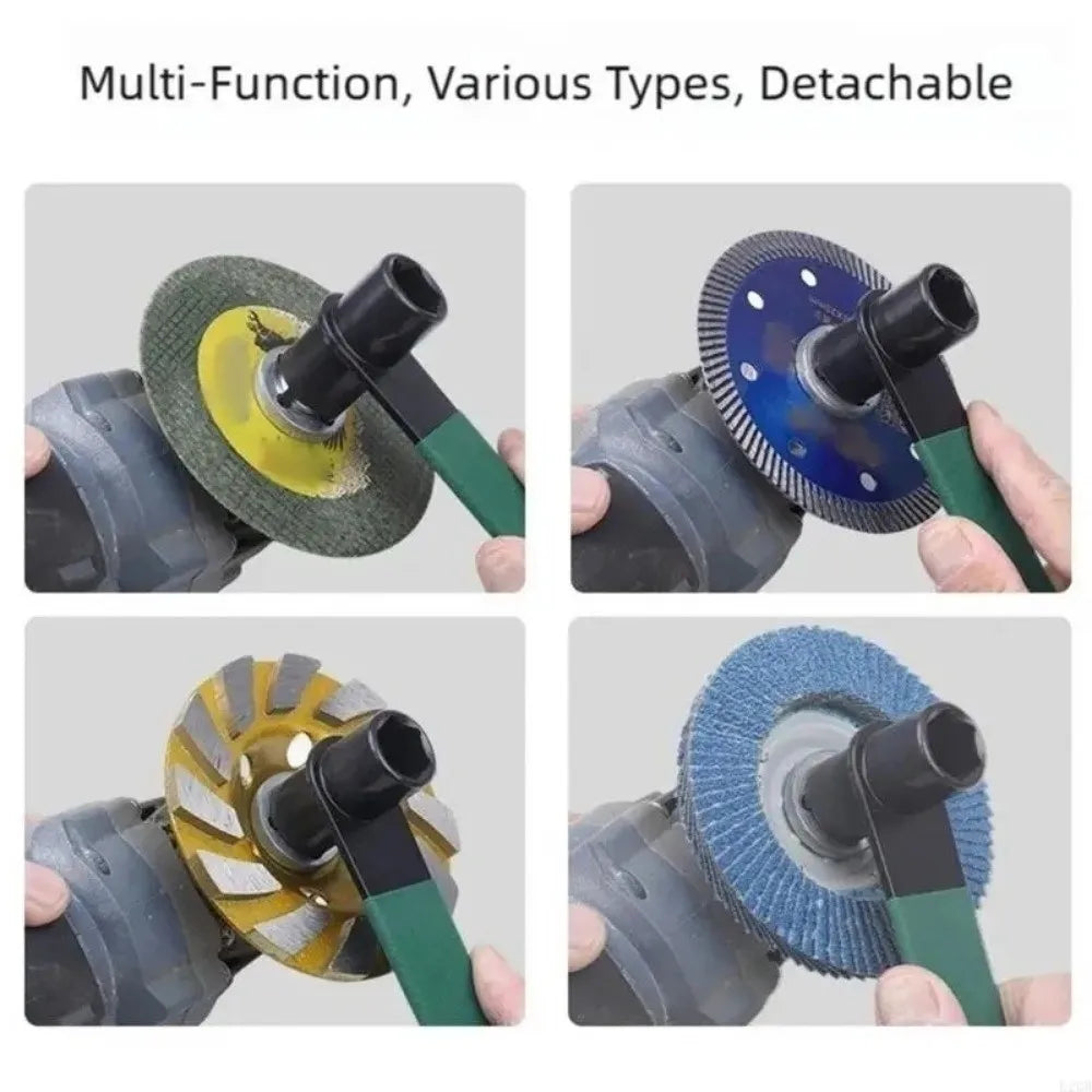 2-in-1 Angle Grinder Wrench – Quick-Release Hexagon Flange Tool