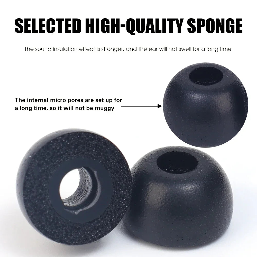 Memory Foam Eartips for Samsung Galaxy Buds Pro – 3 Sizes