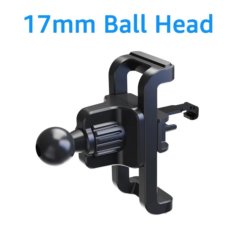 Car Air Vent Phone Mount | 17mm Ball Head Clip Holder