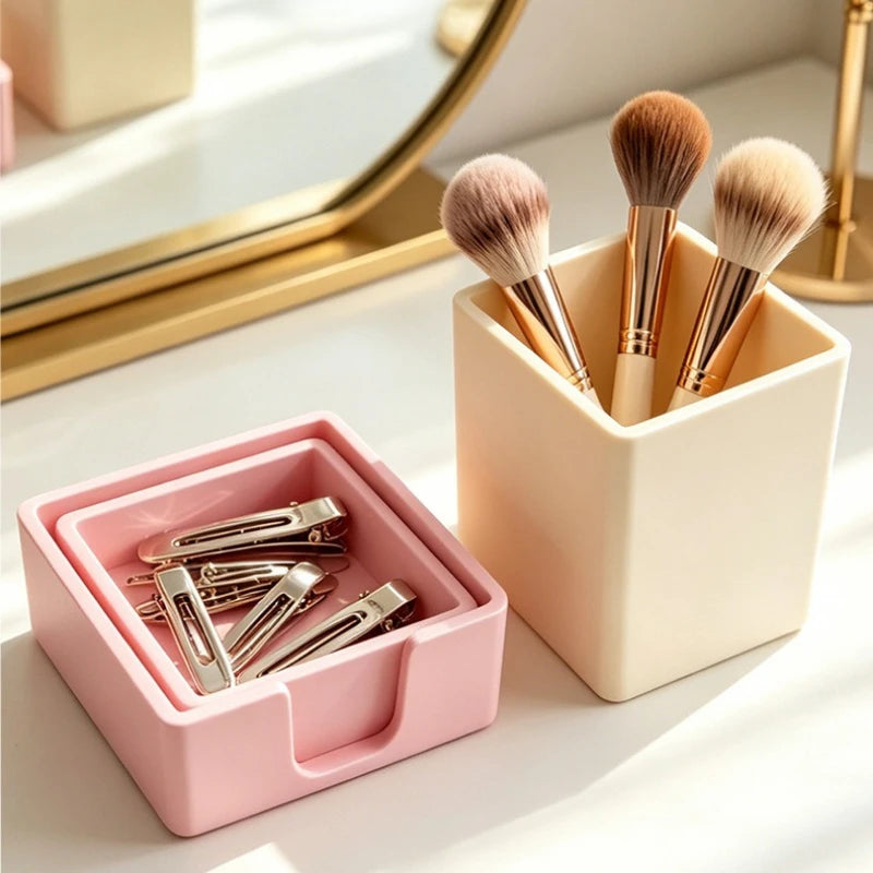 Silicone Desktop Organizer – Pen Holder & Jewelry Tray