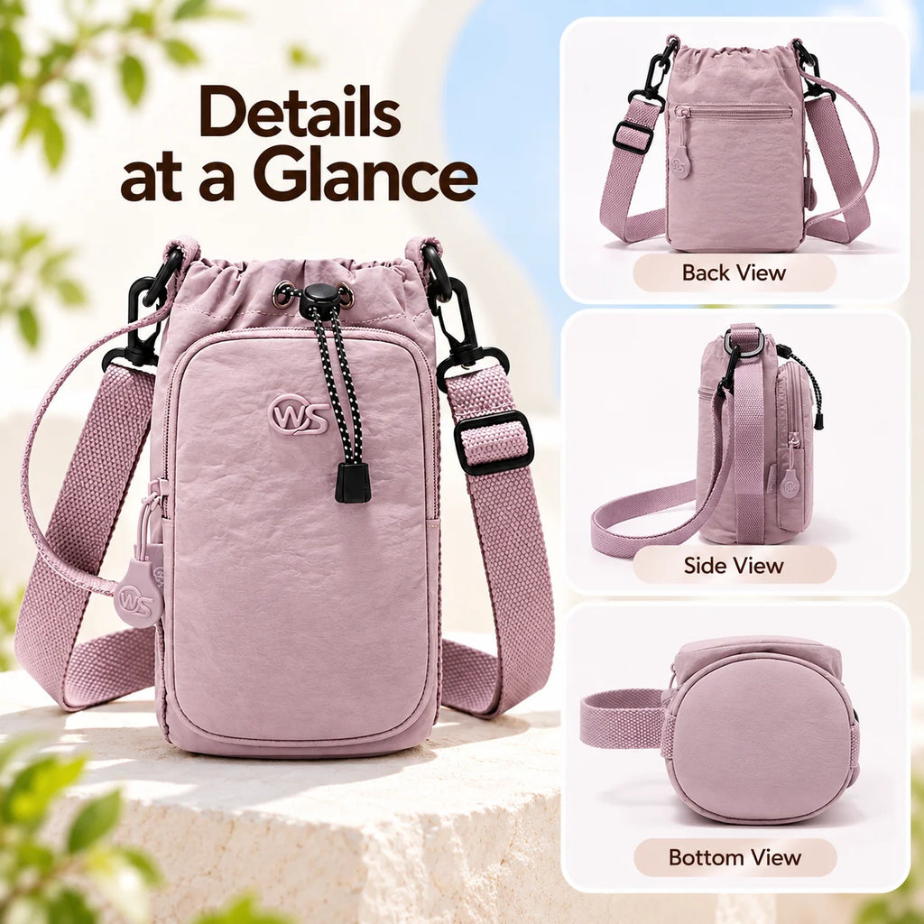 Women's Mini Crossbody Phone Bag | Multi Pocket Travel Pouch