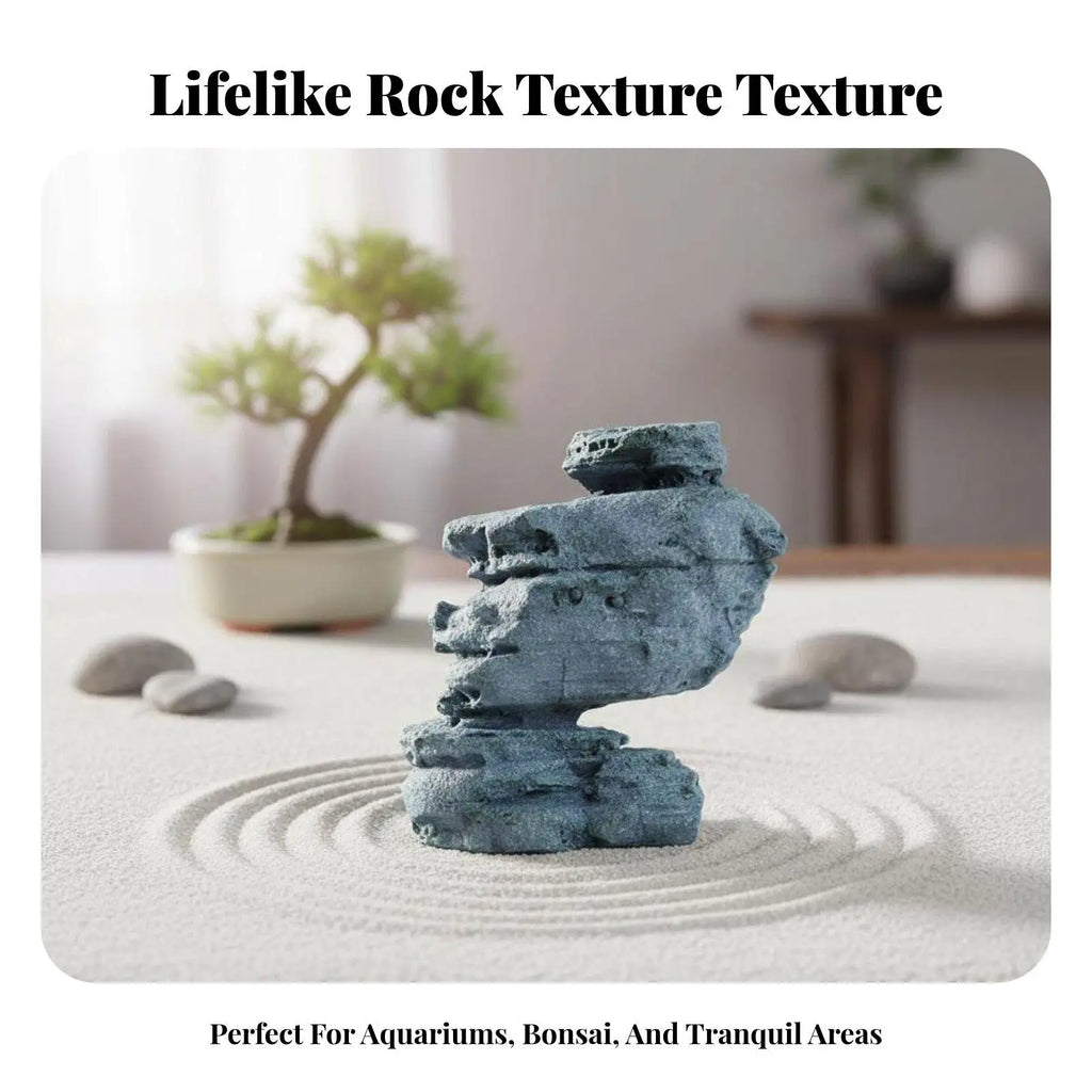 Resin Mountain Aquarium Rockery | Betta Tank & Bonsai Decor