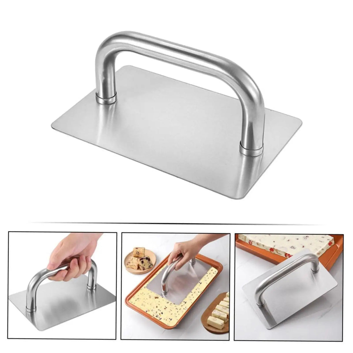 Stainless Steel Fondant Smoother & Nougat Pressing Tool