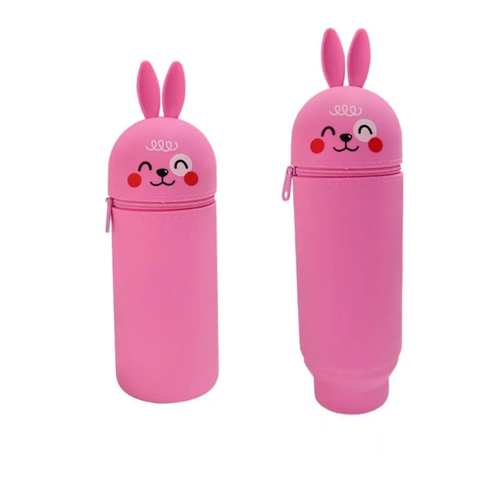 Foldable Animal Pencil Case – Rabbit & Shark Pen Box