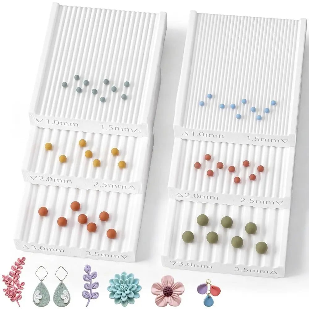 6-Piece Clay Bead Roller Set | Sphere Shaper 1–3.5mm