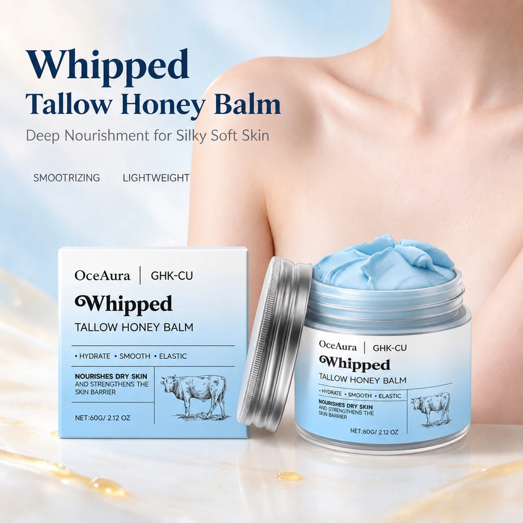 OceAura Tallow & Honey Body Balm – Face & Body Moisturizer