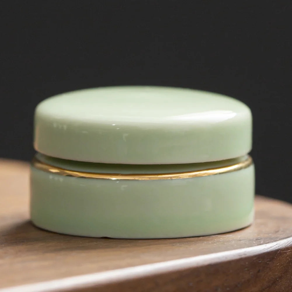 Ceramic Mini Sealed Storage Jar – Portable Travel Container