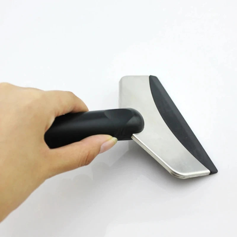 Stainless Steel Long Handle Car Snow Scraper & Ice Shovel