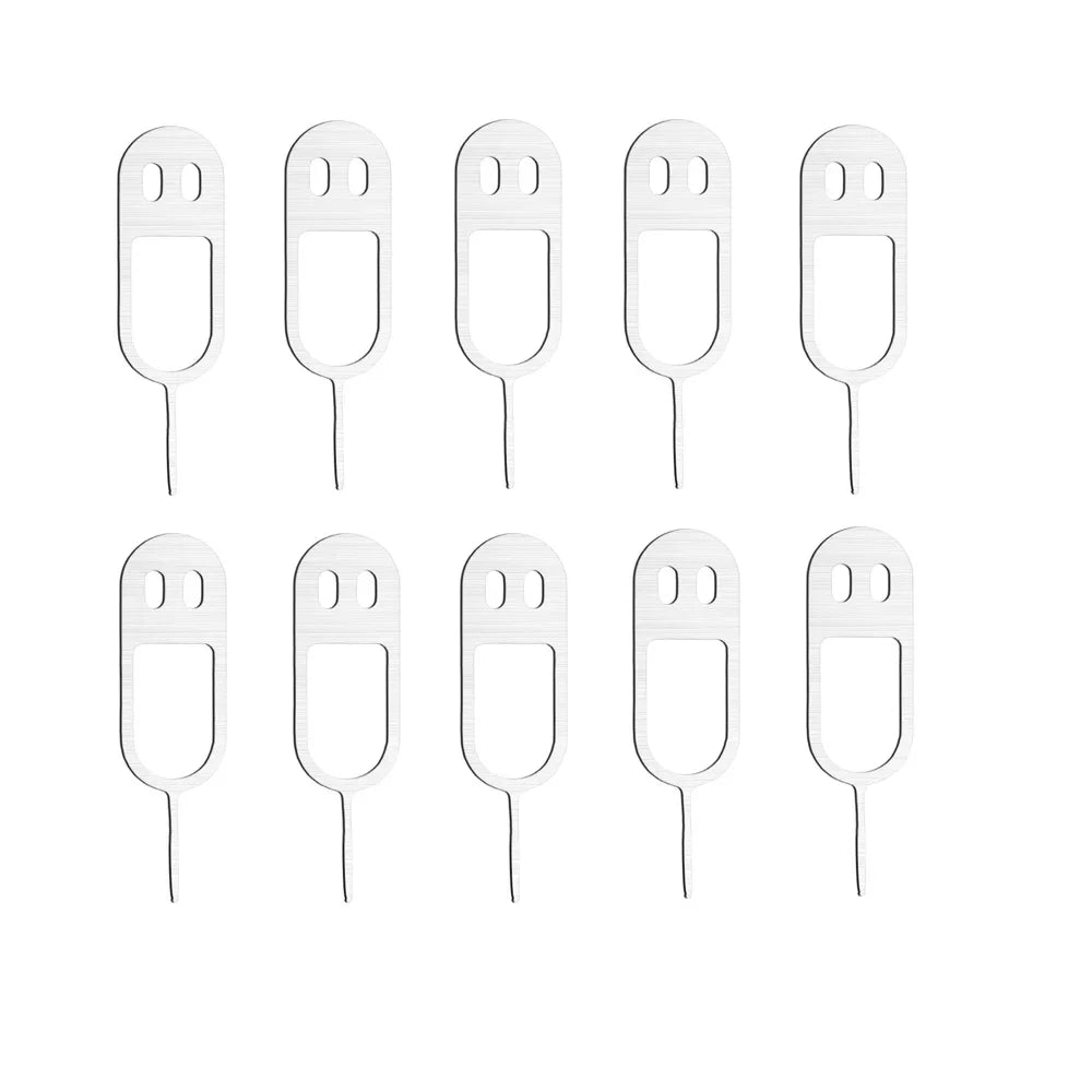 10-Pack SIM Card Ejector Pins – Universal Smartphone Tray Tool