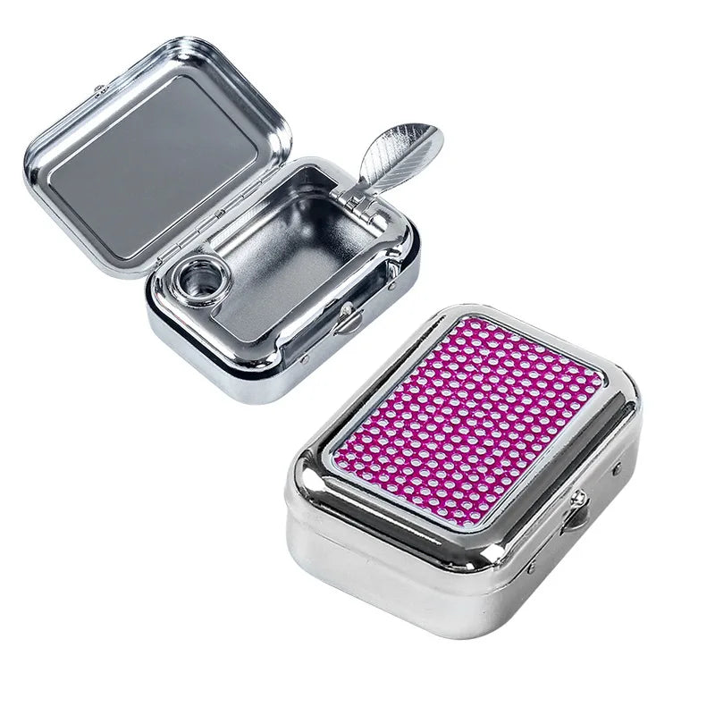 Mini Pocket Ashtray – Portable Colorful Metal | NIFTY