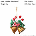 European Christmas Iron Bell Ornament | Xmas Tree Pendant
