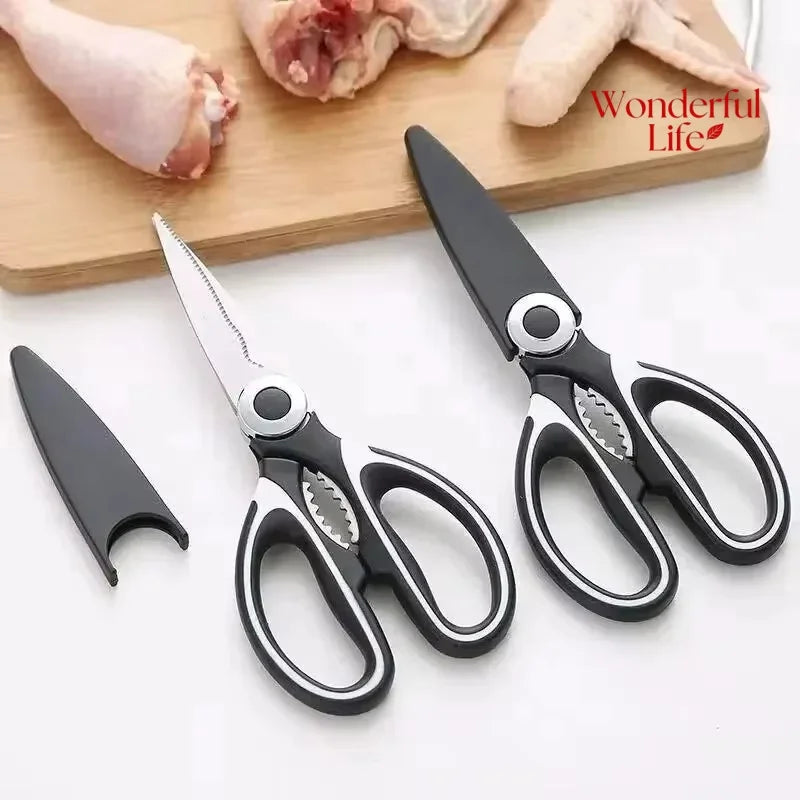 Multi-Function Stainless Steel Kitchen Scissors & Shears
