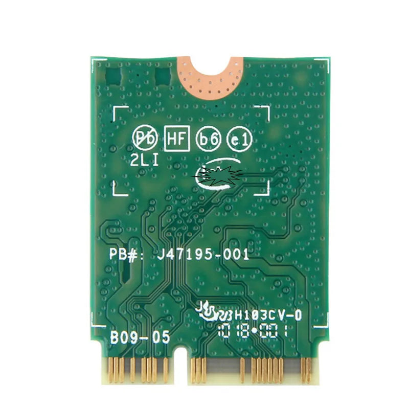WDXUN AC 9560 Dual-Band Wi-Fi Bluetooth 5.0 M.2 NGFF Card