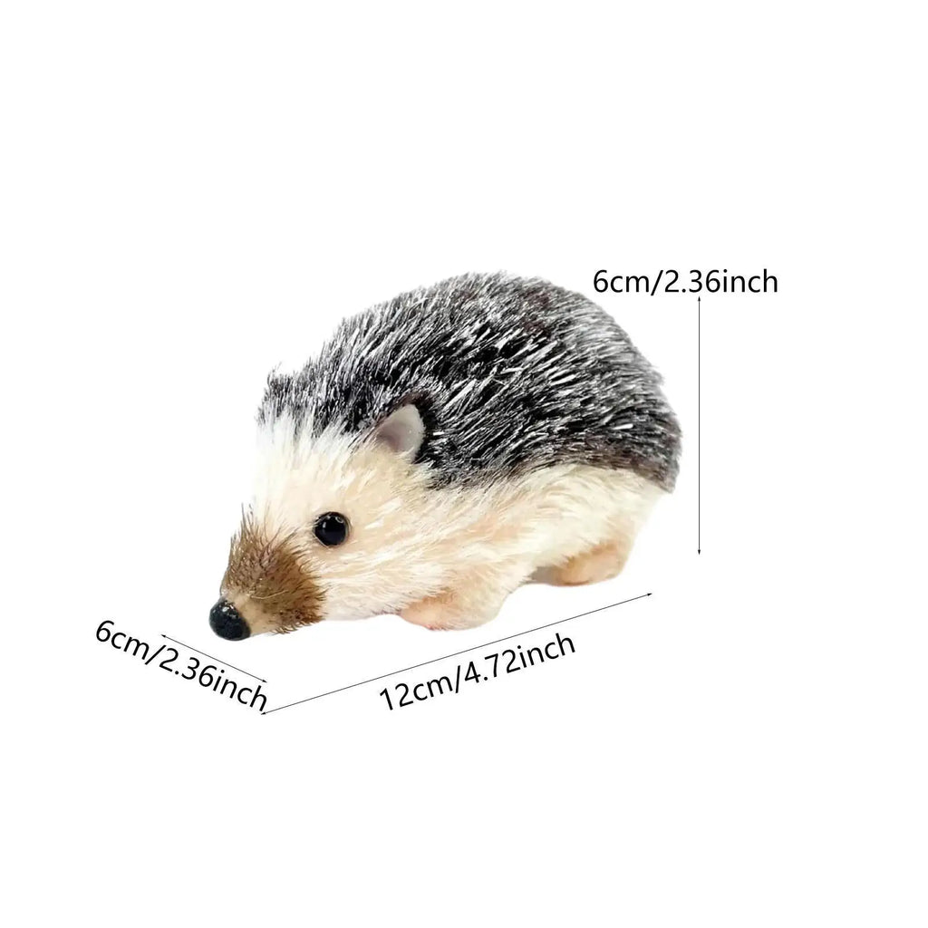 5" Lifelike Mini Silicone Hedgehog Toy – Kids Gift Set